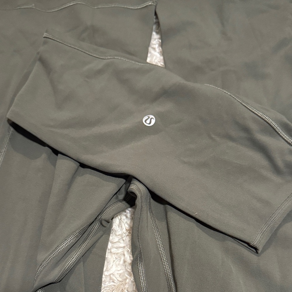 Lululemon Army Green Mini Flare Align Leggings